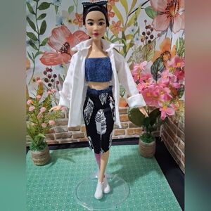 11.5 Doll Inch Collar Shirt, Bandeau and Skirt